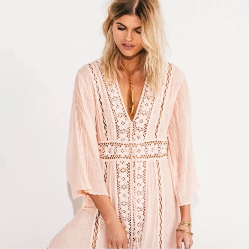 Jen’s Pirate Booty | Bohemian Peach Dress | XS/S